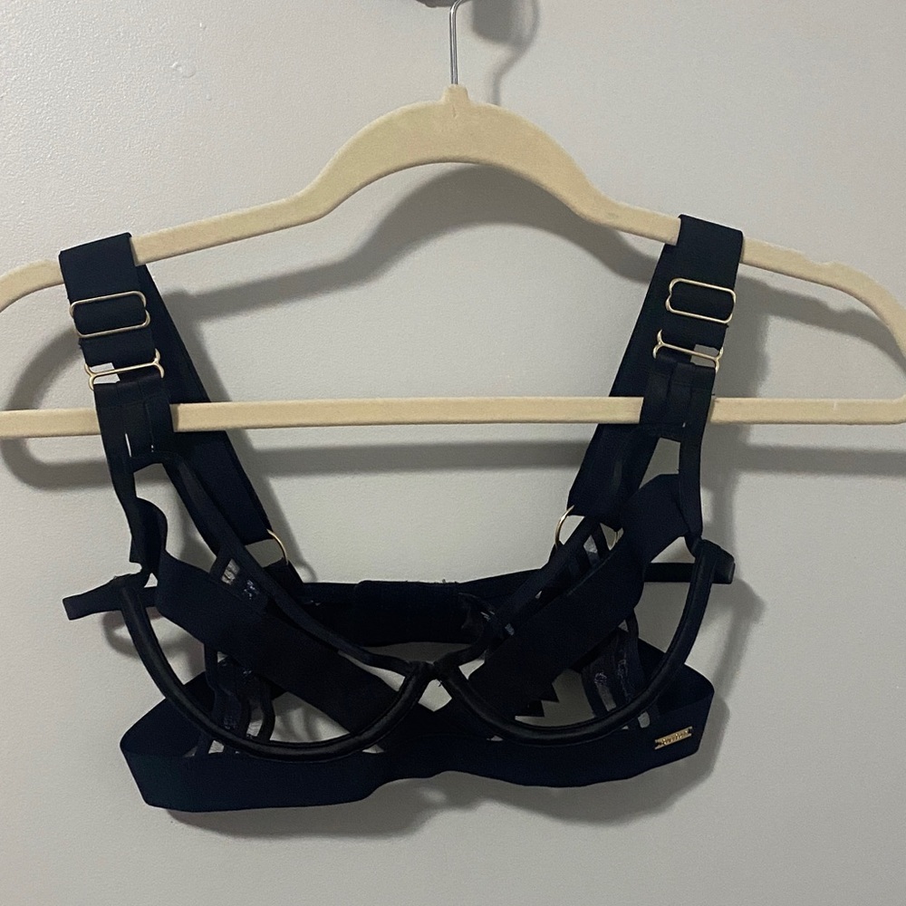 NWOT! Bluebella Black Strappy Bra